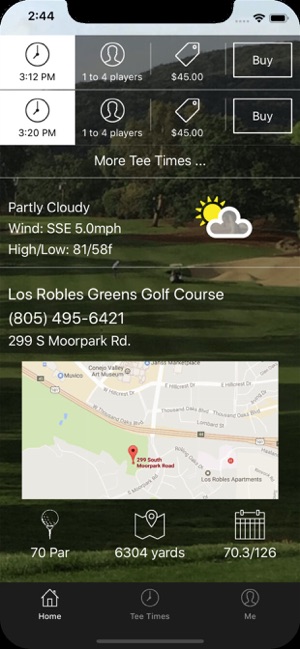 Los Robles Greens Tee Times(圖2)-速報App