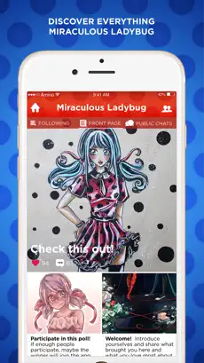 Screenshot 1 Amino for Miraculous Ladybug iphone