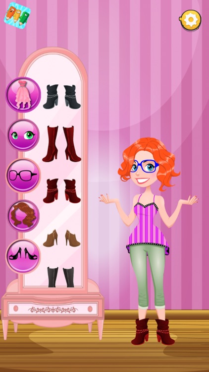 Girl Dress up & Dishwashing screenshot-3