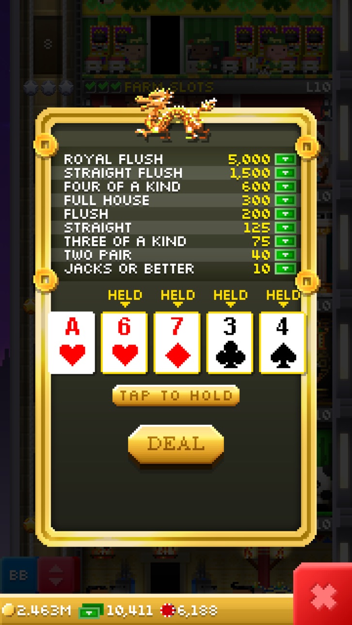 Tiny Tower Vegas - Free Hack screenshot 4 - iOS game interface