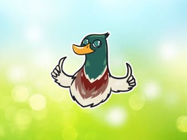 Quack-Quack Duck Stickers