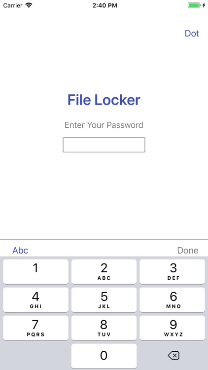 File Locker and Files Manager