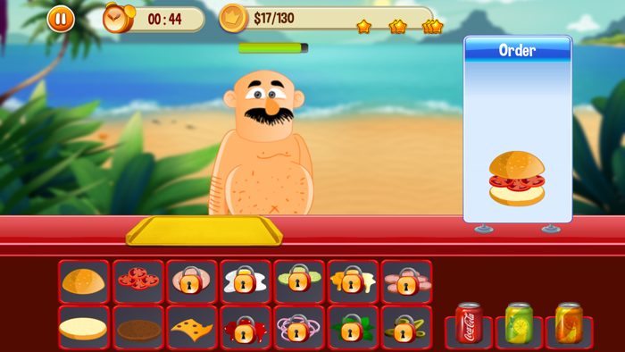 Happy Burger Shop Fast Food