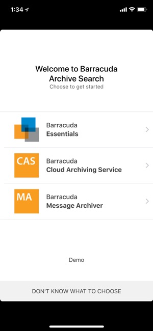 Barracuda Archive Search