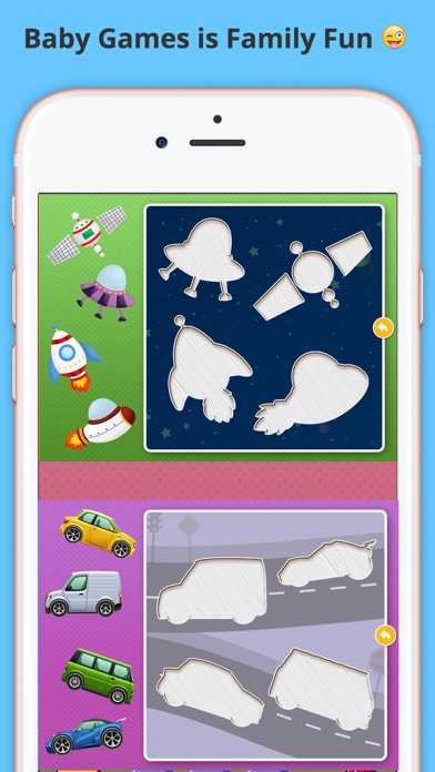 Baby Puzzles - Airplane and Car Puzzles screenshot 2