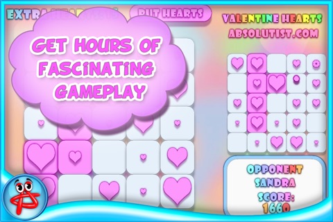 Valentine Hearts Collapse Game screenshot 3
