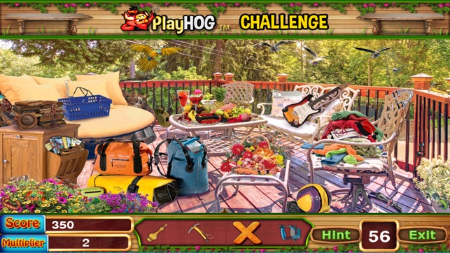 Grand Patio Hidden Object Game