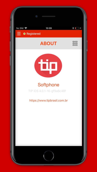 Softphone TIP screenshot 3