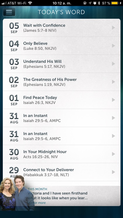 Joel Osteen for iPhone screenshot-3