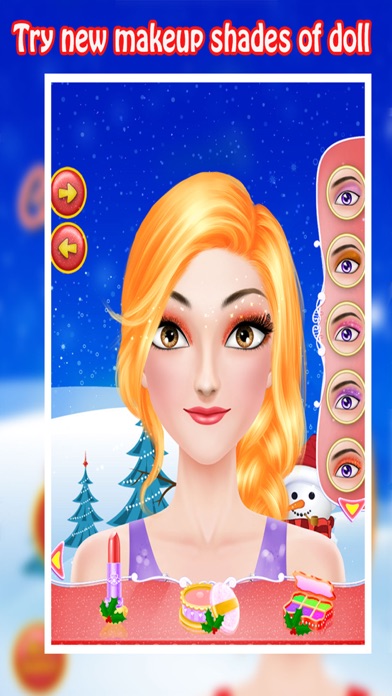 Christmas doll makeover party screenshot 4