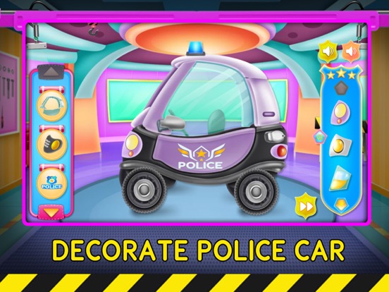 Cartoon Police Car Wash screenshot 4