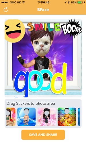 BFace - Bobblehead Face Emoji Stickers Maker(圖3)-速報App