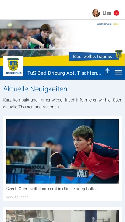 TuS Bad Driburg Tischtennis