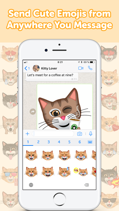 CatMoji - Cat Emoji Stickers Screenshot 4