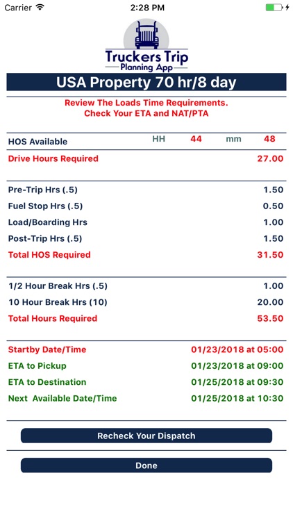 Truckers Trip Planning Solo screenshot-3