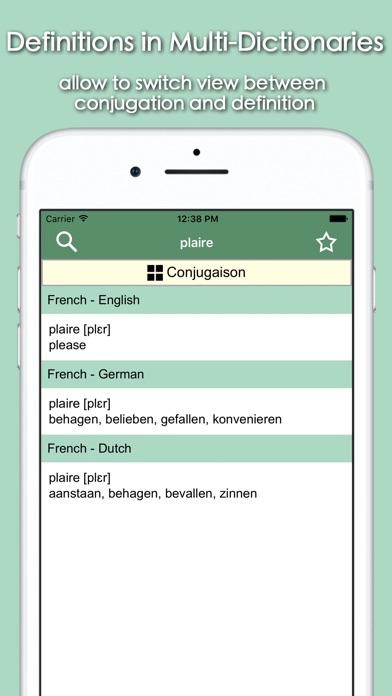 Conjugation of French Verb screenshot 3