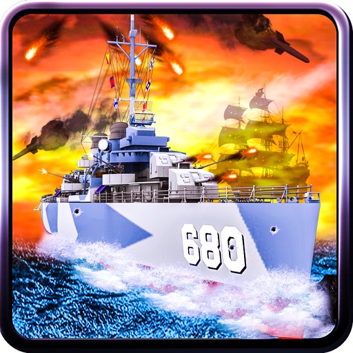 Caribbean Naval Fleet Hit Pirate Ships - 3D War