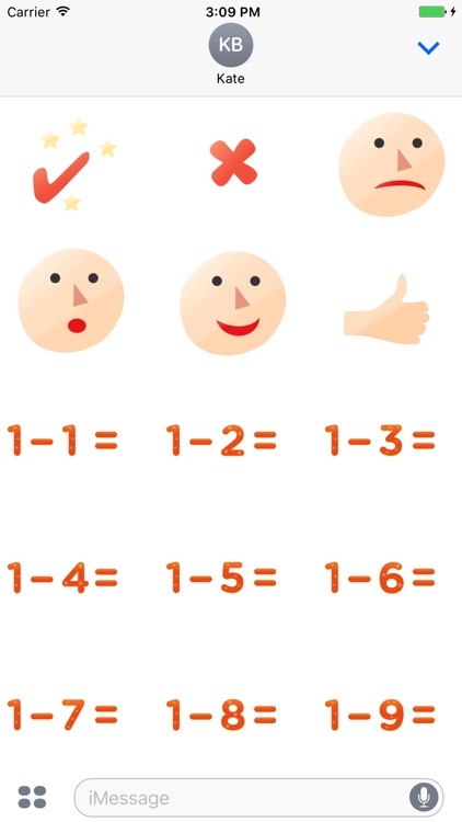 Math Subtraction Practice Stickers