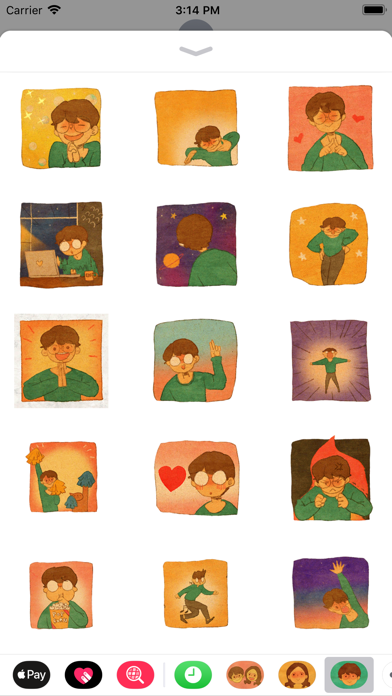 Puuung Animated Stickers: He screenshot 3