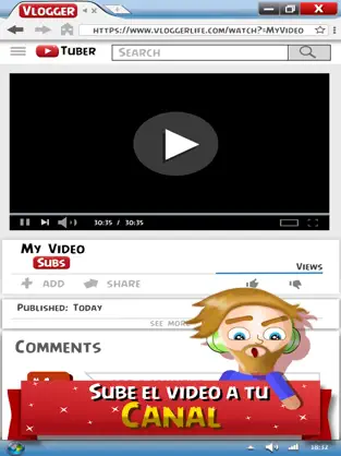 Captura de Pantalla 1 Vloggers Life Tycoon iphone