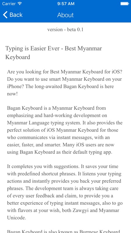 Myanmar Typing Game App