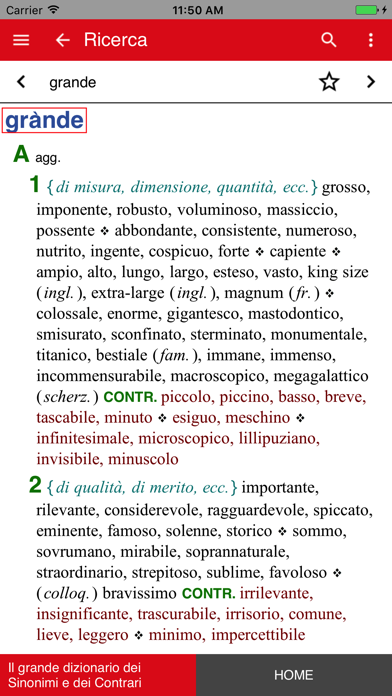 Sinonimi e contrari Zanichelli screenshot 3