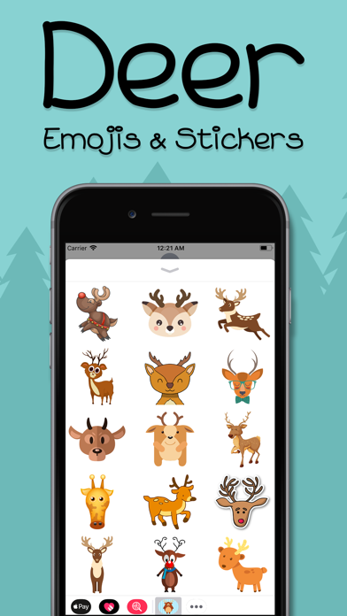 Deer Emoji Stickers screenshot 3