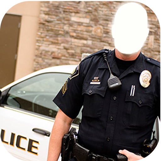 Police Suits Man Photo Editor Icon