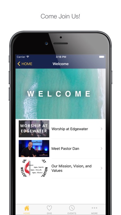 Edgewater Church screenshot 2