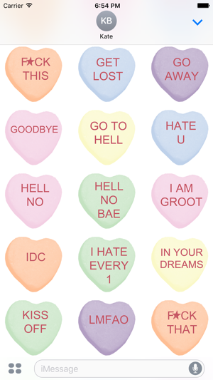 Candy Hearts 2 Stickers(圖3)-速報App