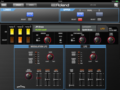 VR-09 Editor - náhled