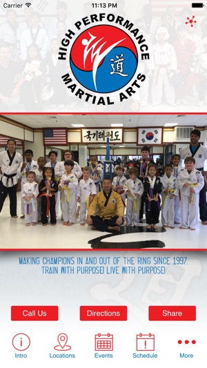 High Performance Martial Arts