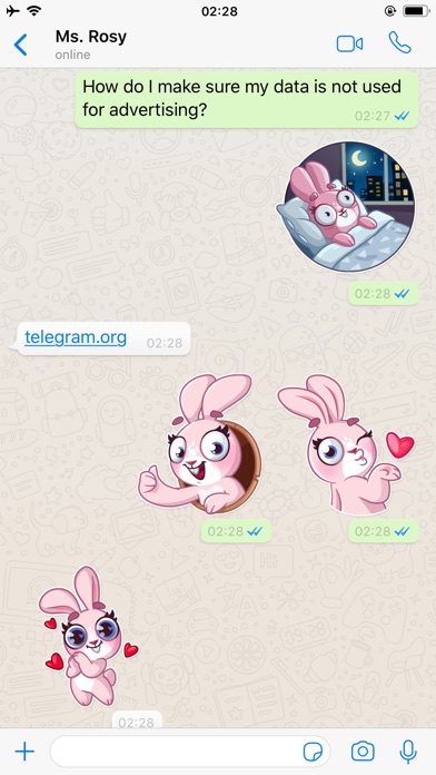 Telegram rilascia gli adesivi per WhatsApp e si prende