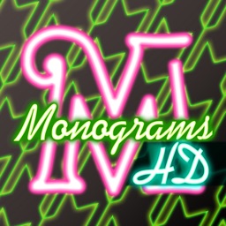 Neon Monogram HD FREE - Designer Wallpaper, Icon Skin Monograms and Customized Backgrounds