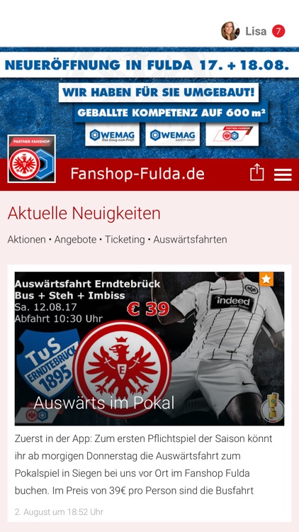 Fanshop Fulda