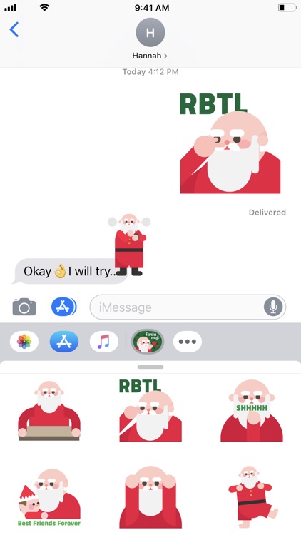 Santamoji - Santa Emoji screenshot-3