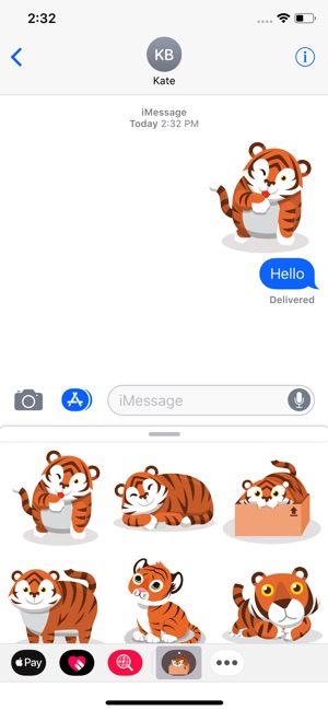 Cute Tiger Roar Stickers(圖1)-速報App