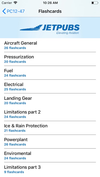 Pilatus PC12-47 Study App