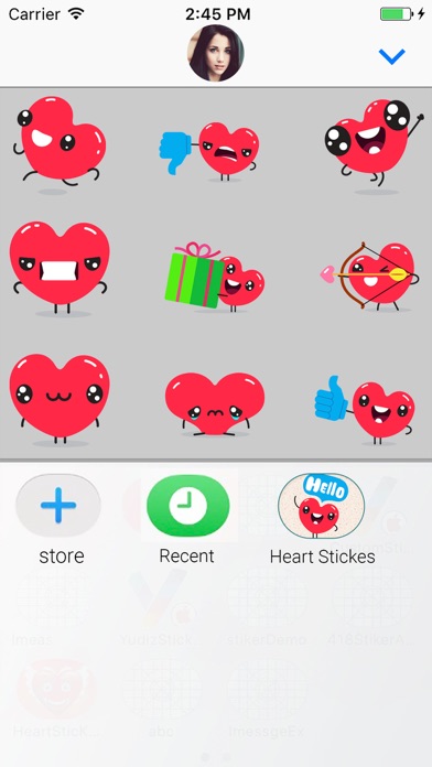 Heart : Animated Stickers screenshot 4