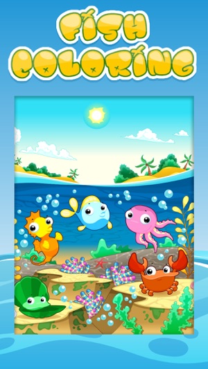 Colorful Diary: Fish Coloring(圖1)-速報App