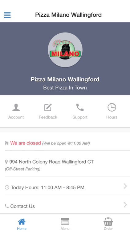 Pizza Milano Wallingford