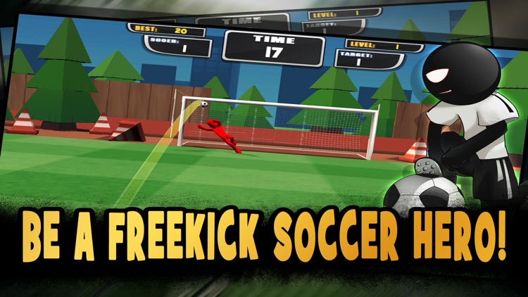 Stickman Freekick Soccer Hero screenshot-3