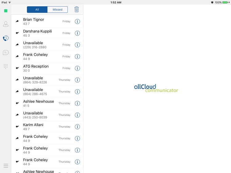 AllCloud Communicator iPad