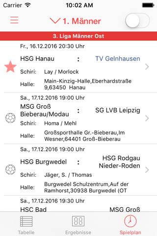 TV Gelnhausen Handball screenshot 2