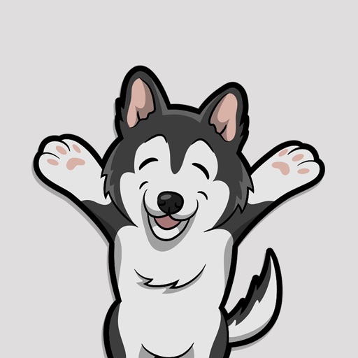 My HuskyMoji Dog Stickers icon