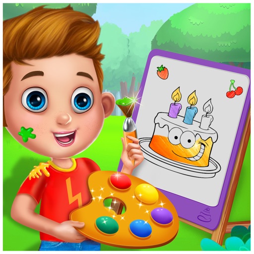 Cake Coloring Page Game by Nimisha Thaker