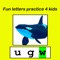 A simple app which will help your child learn the English alphabet in a safe, self-paced way