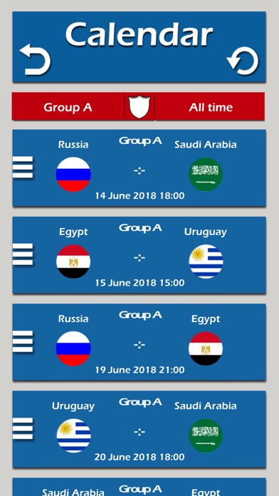 Football World Cup 2018 Russia screenshot 3