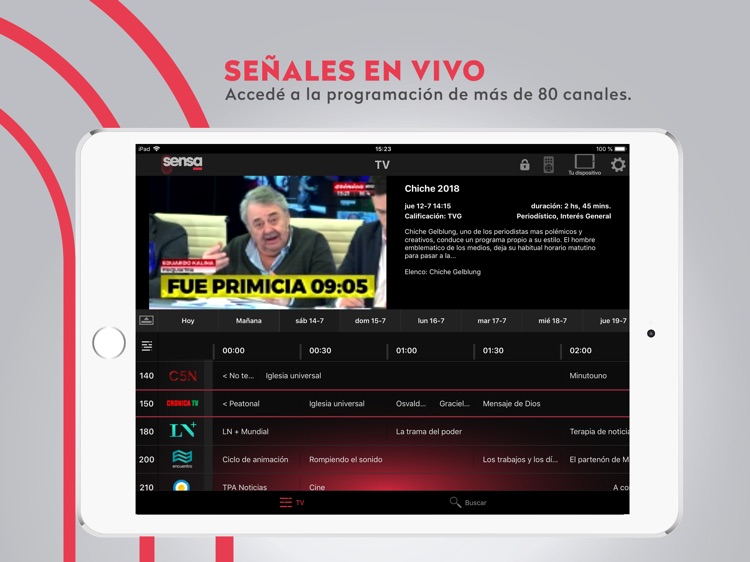 SENSA para iPad