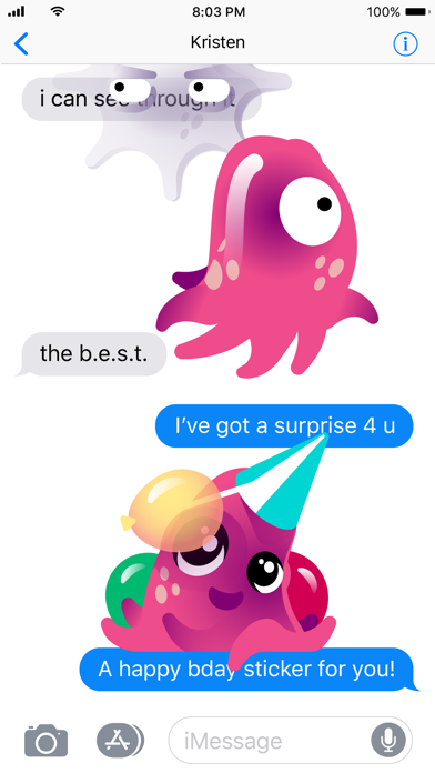 Stickers the Animated Squid screenshot 4